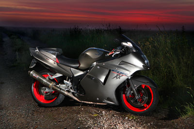 Honda CBR1100XX during sunrise.jpg